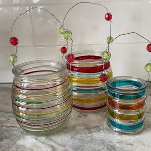 NEW Yankee Candle Holders Gift Set of 3